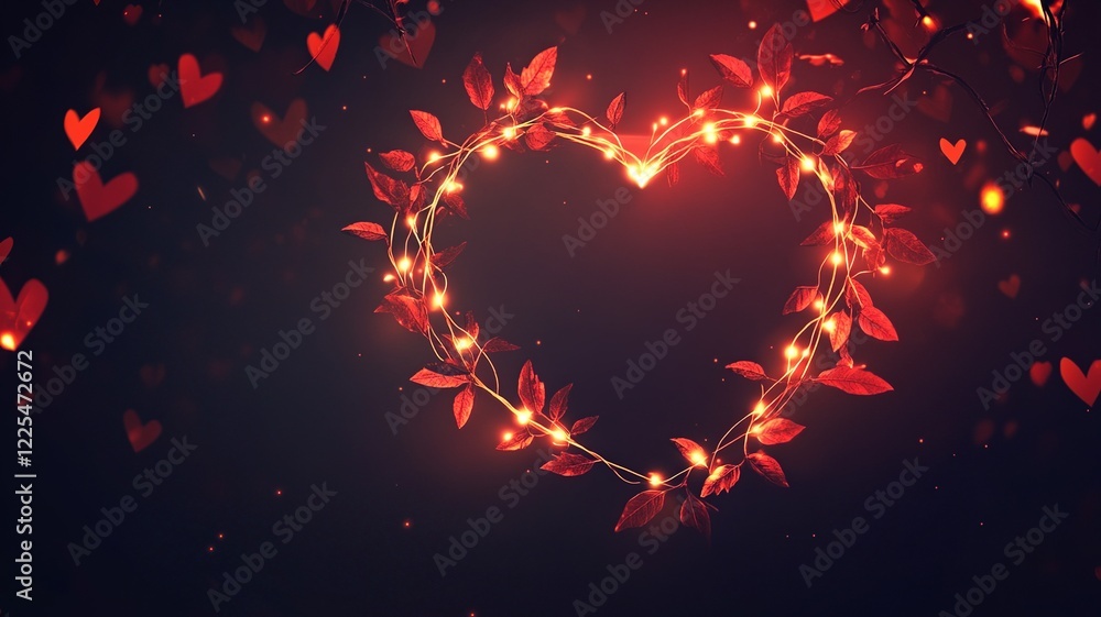 Aufkleber A soft vector background featuring multiple hearts in varying sizes and shades of pink and red, ideal for love and affection themes.

