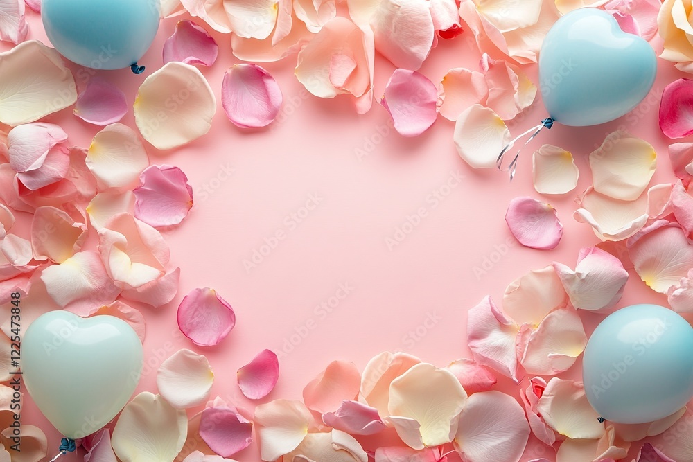 Poster A soft vector background featuring multiple hearts in varying sizes and shades of pink and red, ideal for love and affection themes.

