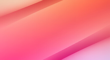 Obraz premium Abstract Pink and Orange Gradient Background with Diagonal Lines