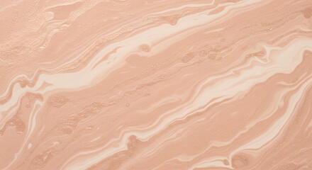 Fototapeta premium Rose Gold Marble Texture Background: Abstract Swirl Design with Shimmering Glitter