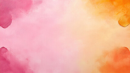 Fototapeta premium Soft pink and orange abstract background with smooth gradient hues