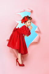 little fashionista girl