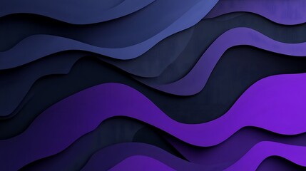 Obraz premium Abstract Purple and Blue Wave Pattern Design