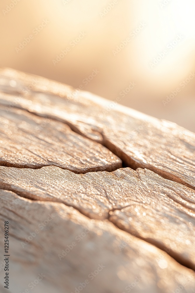 Poster the close-up view highlights the intricate details of weathered barnwood, revealing its unique grain