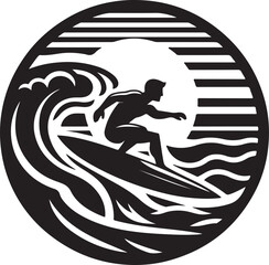  Man kayaking silhouette vector image