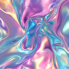 Obraz premium Holographic rainbow foil iridescent texture abstract hologram background