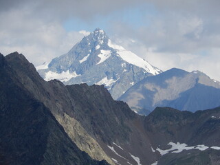 Blick zum Großglockner 3798m (höchster Berg von Österreich)