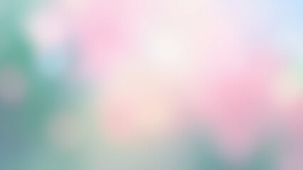 Pastel blurred gradient with soft pink, green, and blue hues, creating a dreamy and gentle atmosphere.