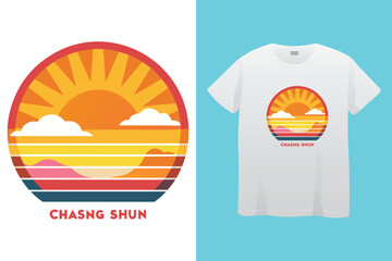 Enjoy summer time summer typography t-shirt design and vector template.