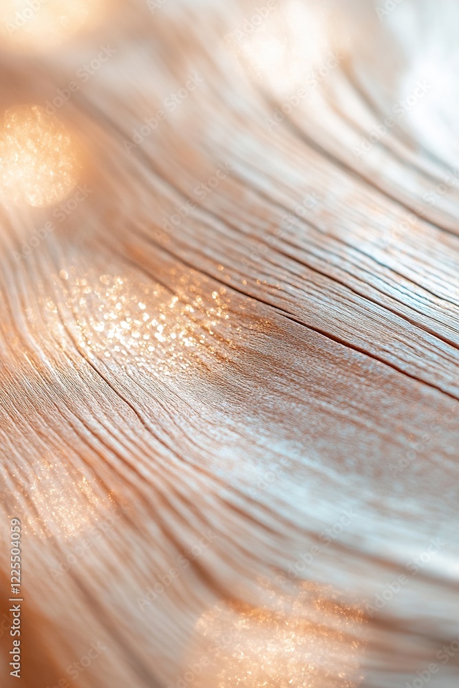 Poster the image captures a close-up view of smooth wooden grain, highlighting the intricate lines and natu