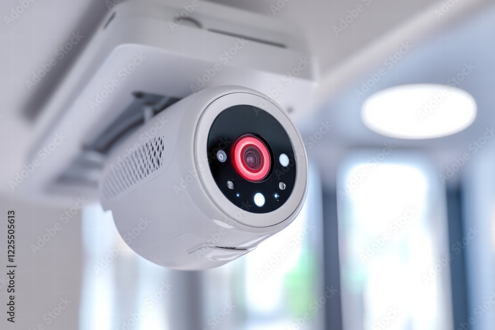 Poster integrated smoke and sensor system enhances security in modern environments