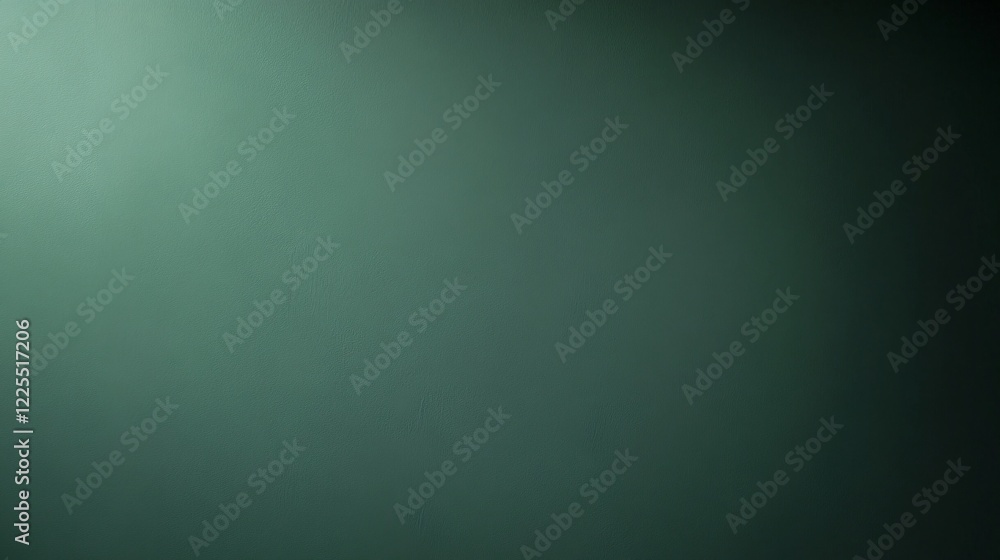 Aufkleber Green gradient background creating dramatic light and shadow effect