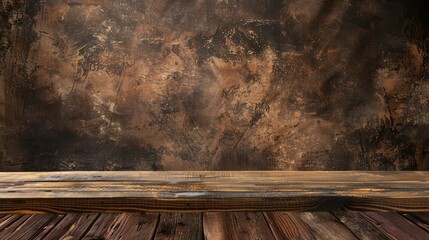 Wooden Table Space for Displaying and Advertising Products