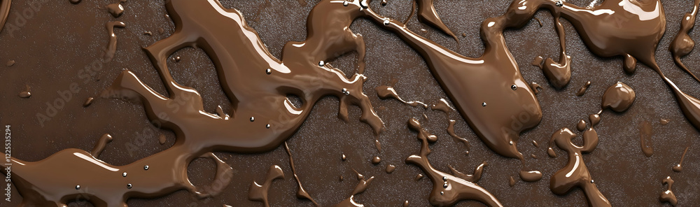 Poster splattered mud patterns with drops and smears on a transparent background -