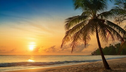 Fototapeta premium sunset on the beach