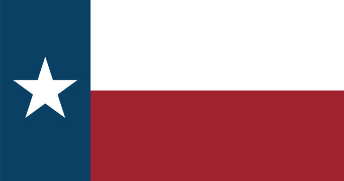 Texas (1839–1879) Flag Vector Illustration Premium Quality