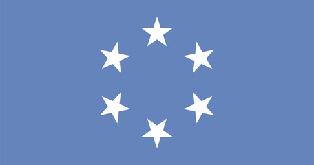 Trust Territory of Pacific Islands Flag Vector Illustration Premium Quality © Ray Studio