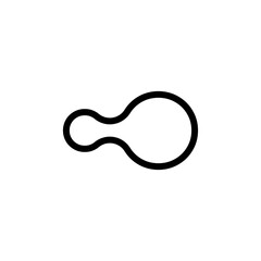 chemical molecule icon vector eps