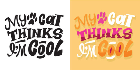 Trendy funny hand drawn doodle lettering quote. Lettering for t-shirt design, mug print, bag print, clothes fashion. 100% hand drawn vector image.