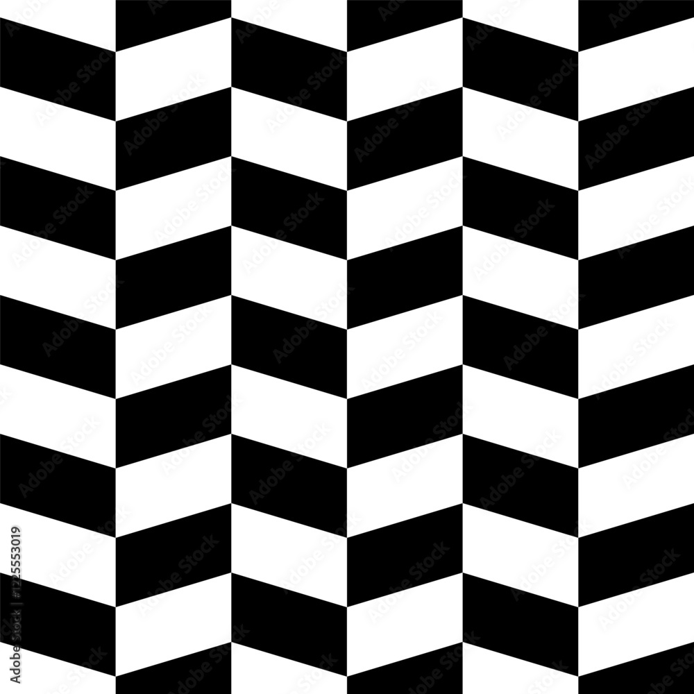 Poster geometric seamless pattern. repeated abstract black geometry patern on white background. simple diag