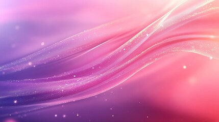Obraz premium Abstract Pink And Purple Glittering Wave Design