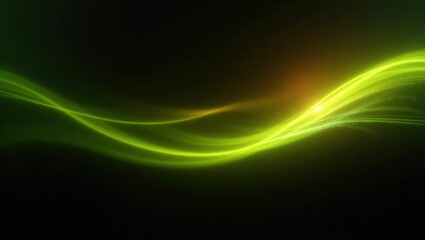 Fototapeta premium yellow green light effect