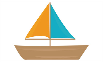 ship isolated on a  white background