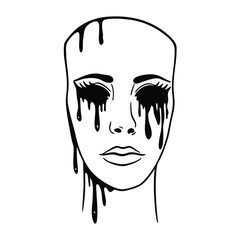 Face with Abstract Paint Drips - Artistic Emotions
A minimalist one-line drawing of a face with abstract paint drips flowing down, symbolizing raw emotions and artis
Adobe Illustrator Artwork