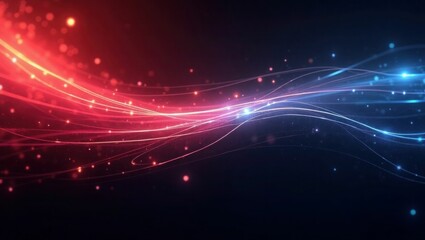 red blue light effect