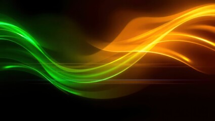 Obraz premium yellow green light effect