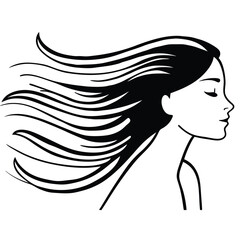 Dancing Woman’s Face - Artistic Flowing Lines
Adobe Illustrator Artwork