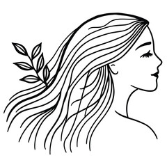 Side Profile of a Woman - Elegant Minimalist Face
Adobe Illustrator Artwork