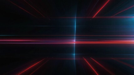 Red blue lines light speed motion background. red faster motion background design. fast moving digital technology concept texture and black space