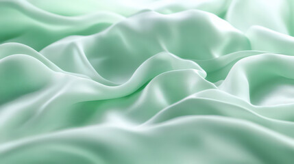 Obraz premium Pastel Mint Green Softly Lit Solid Background for Abstract Designs