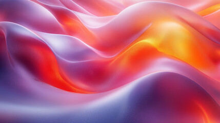 Obraz premium Futuristic abstract pattern in bright colors, organic shapes, dynamic textures, 3D look, modern and elegant