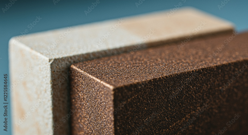 Poster textured blocks featuring textured materials ideal for graphic design and creative projects