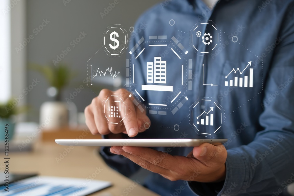 Poster digital business analytics: data-driven growth strategies