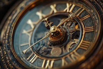 Obraz premium The Passage of Time, Concept of time, clock, time, conceptual, time travel