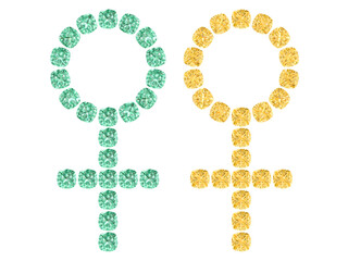 Obraz premium Symbol gems 