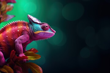 Obraz premium iguana on a tree