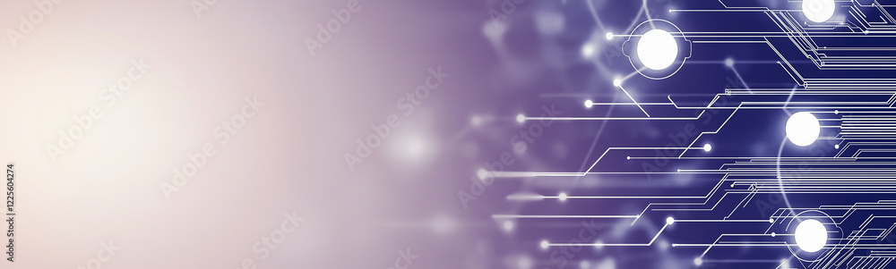 Aufkleber Abstract technology background connecting digital data and information flow