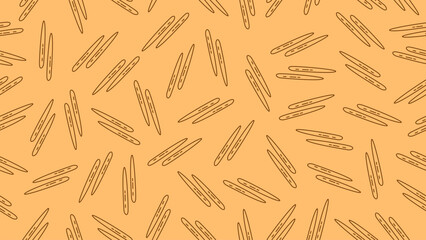 Chopsticks background. Chopsticks seamless pattern motif with line art style. Vector illustration