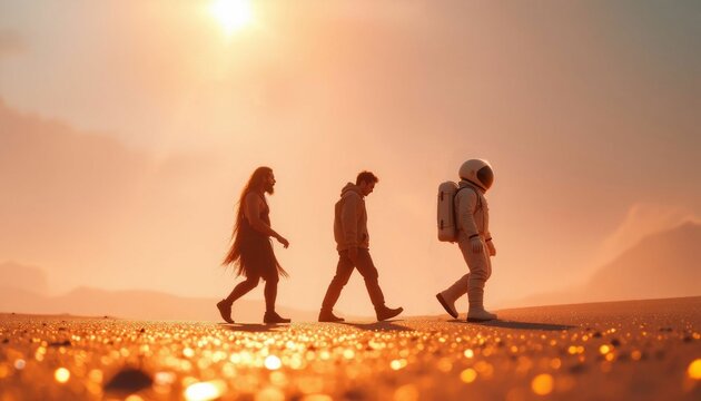 Humanity's Journey: From Caveman to Cosmos