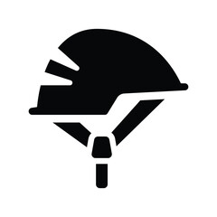 Climbing helmet icon