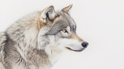 Obraz premium gray wolf canis lupus