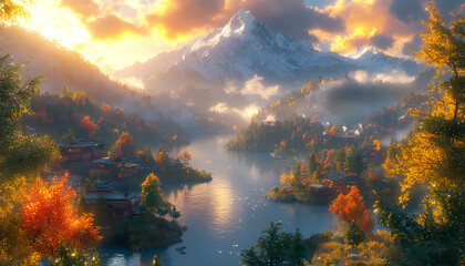 Discover the mythical kingdom of Shambhala hidden among towering mountains