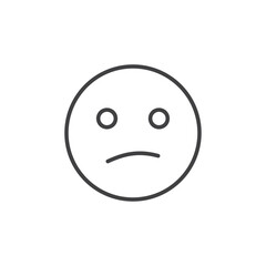 Confused icon Vector logo set flat