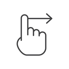 Drag icon Vector logo set flat