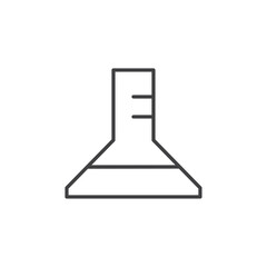 Flask icon Vector logo set flat