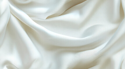 Obraz premium Ivory Linen Fabric Texture - Seamless Plain Background for Design